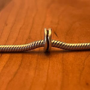 PANDORA Retired Wavy Spacer Charm